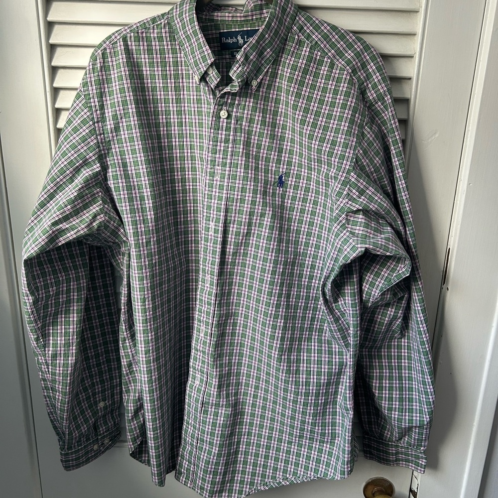 Ralph Lauren men’s large 16 1/2 long sleeve button down shirt